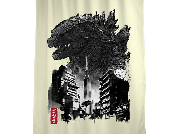 Godzilla Sumi-e