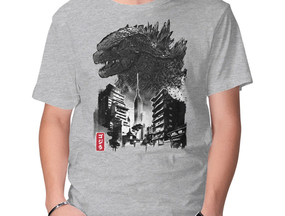 Godzilla Sumi-e