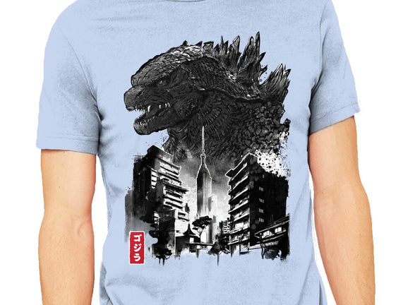 Godzilla Sumi-e