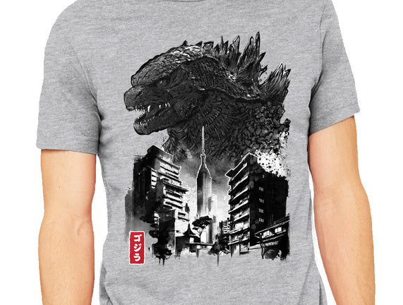 Godzilla Sumi-e