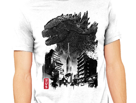 Godzilla Sumi-e