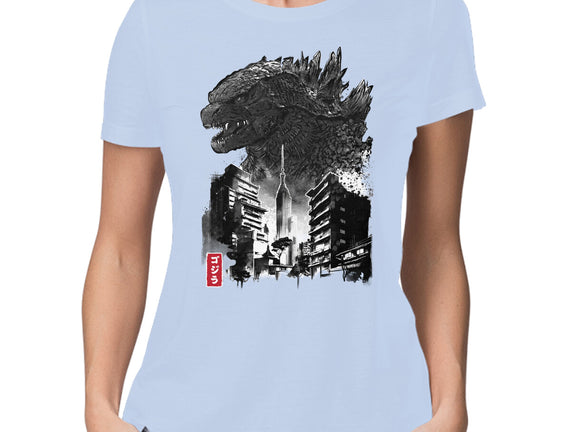 Godzilla Sumi-e