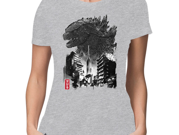 Godzilla Sumi-e