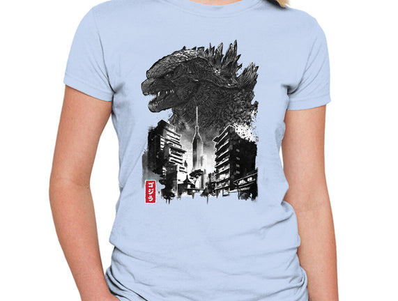 Godzilla Sumi-e