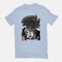 Godzilla Sumi-e-unisex basic tee-DrMonekers