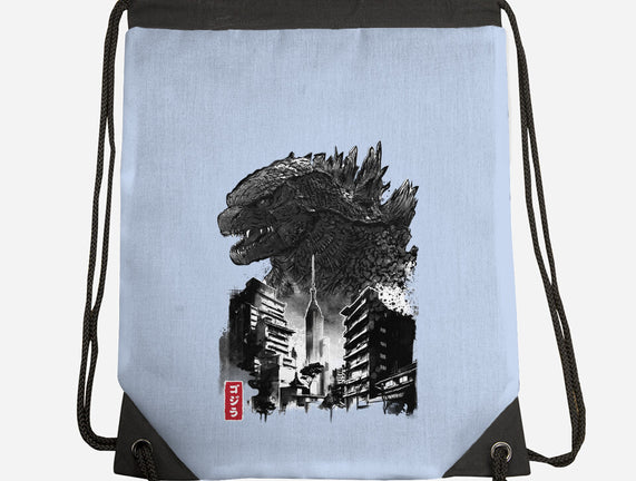 Godzilla Sumi-e