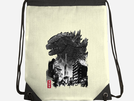 Godzilla Sumi-e