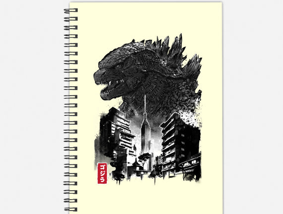 Godzilla Sumi-e