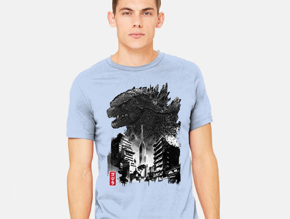 Godzilla Sumi-e