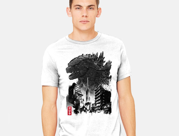 Godzilla Sumi-e