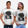 Godzilla Sumi-e-unisex basic tee-DrMonekers