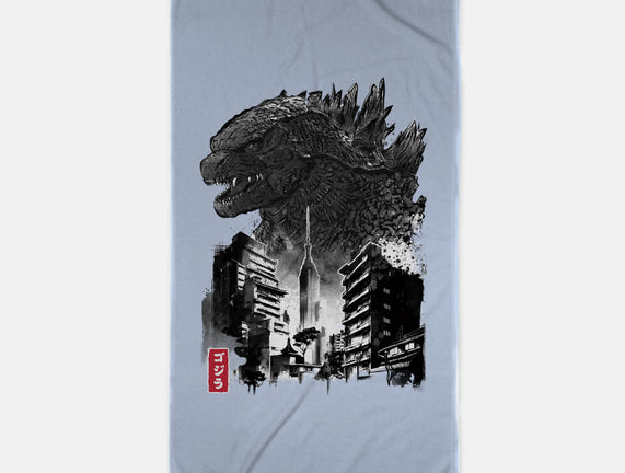 Godzilla Sumi-e