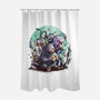 Magical Beasts-none polyester shower curtain-fanfabio