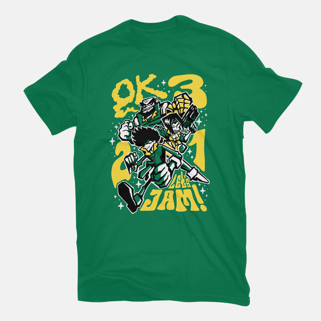 Cowboy Jam-womens fitted tee-demonigote