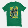 Cowboy Jam-womens fitted tee-demonigote