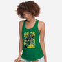 Cowboy Jam-womens racerback tank-demonigote