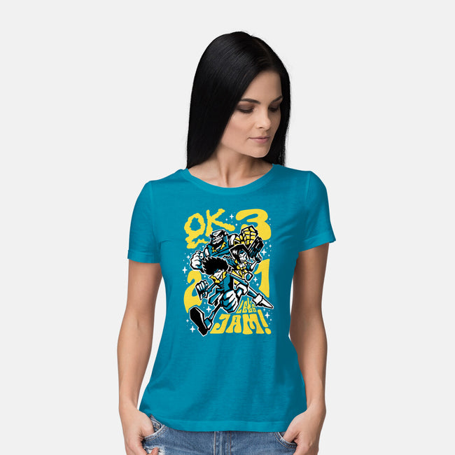 Cowboy Jam-womens basic tee-demonigote