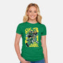 Cowboy Jam-womens fitted tee-demonigote