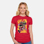 Cowboy Jam-womens fitted tee-demonigote