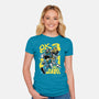 Cowboy Jam-womens fitted tee-demonigote