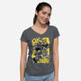 Cowboy Jam-womens v-neck tee-demonigote