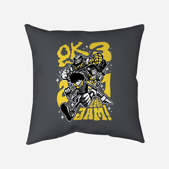 Cowboy Jam-none removable cover w insert throw pillow-demonigote
