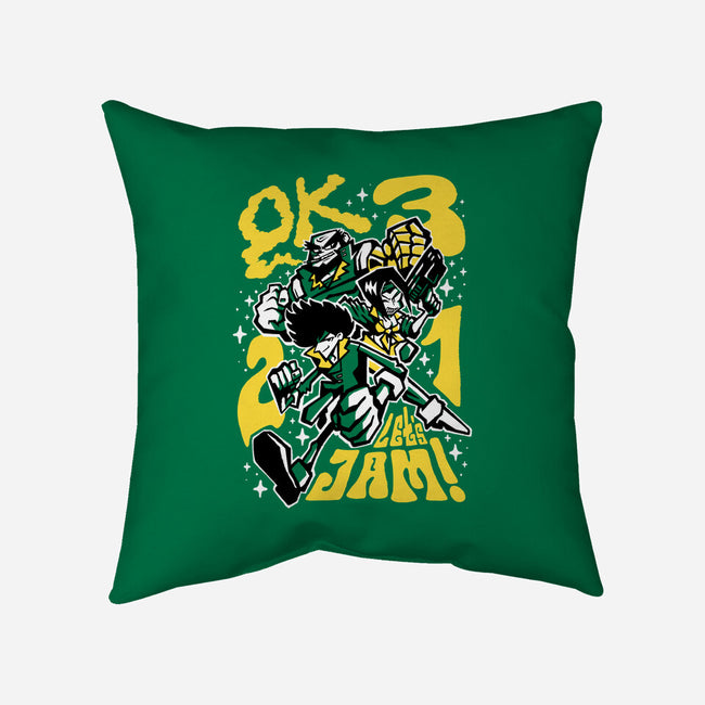 Cowboy Jam-none removable cover w insert throw pillow-demonigote