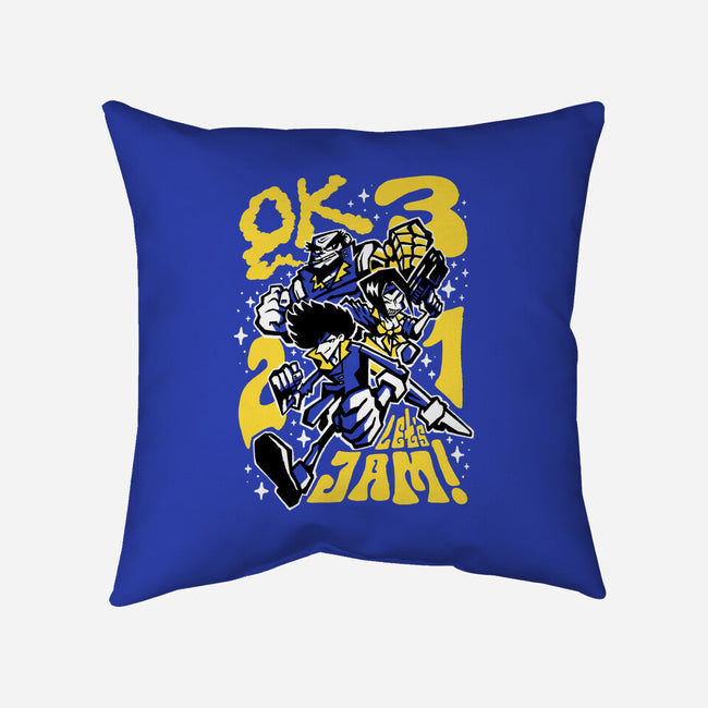 Cowboy Jam-none removable cover w insert throw pillow-demonigote