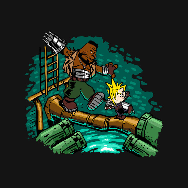 Barret And Cloud-none removable cover w insert throw pillow-demonigote