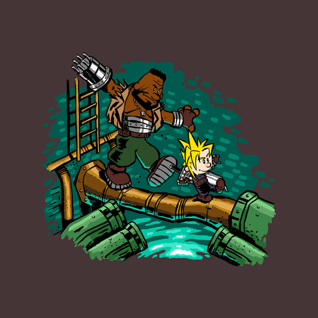 Barret And Cloud-none stretched canvas-demonigote