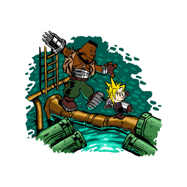 Barret And Cloud-none removable cover w insert throw pillow-demonigote