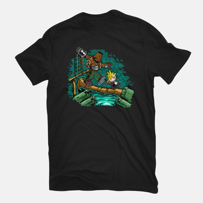 Barret And Cloud-mens heavyweight tee-demonigote