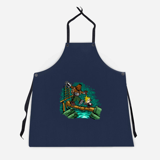 Barret And Cloud-unisex kitchen apron-demonigote