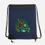 Barret And Cloud-none drawstring bag-demonigote