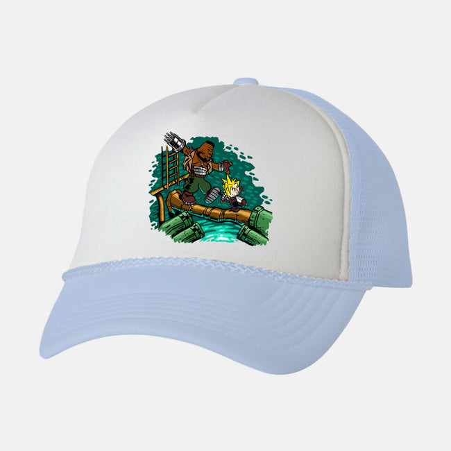 Barret And Cloud-unisex trucker hat-demonigote