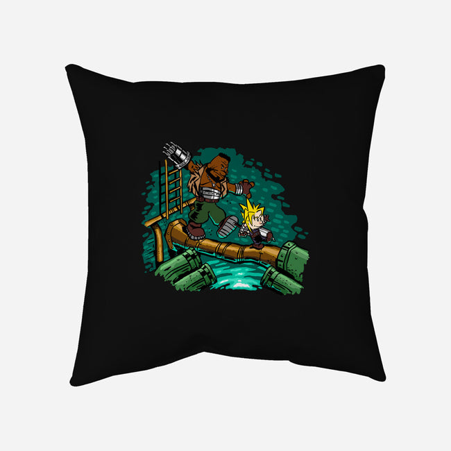 Barret And Cloud-none removable cover w insert throw pillow-demonigote