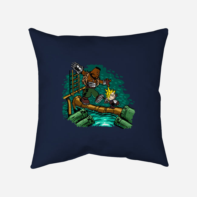 Barret And Cloud-none removable cover w insert throw pillow-demonigote