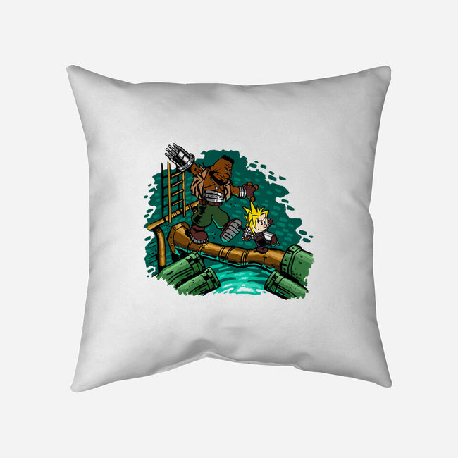 Barret And Cloud-none removable cover throw pillow-demonigote