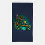 Barret And Cloud-none beach towel-demonigote