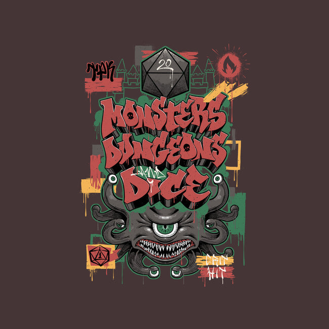 RPG Graffiti-none basic tote bag-Studio Mootant