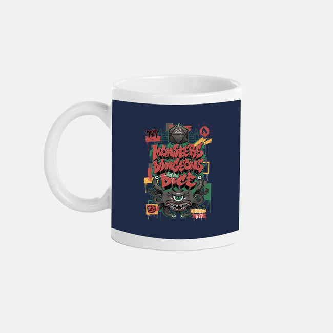 RPG Graffiti-none mug drinkware-Studio Mootant