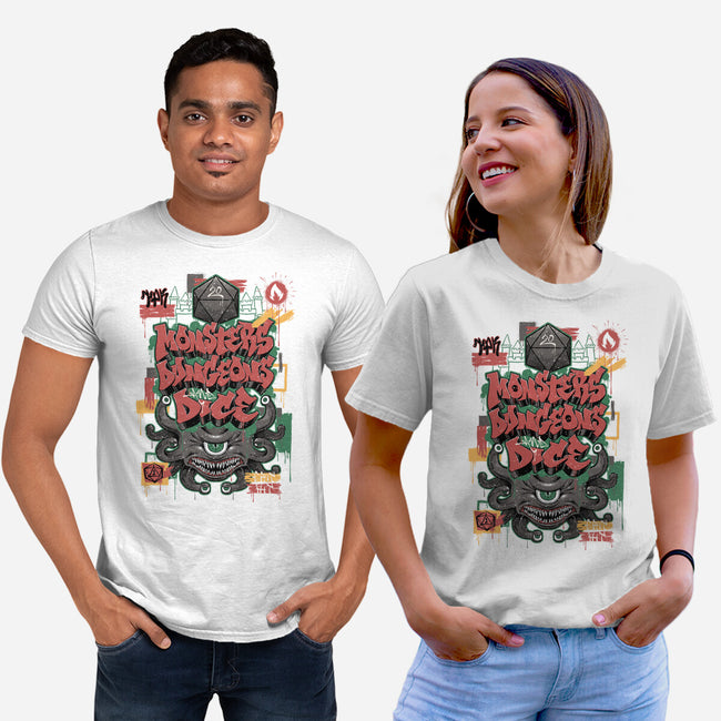 RPG Graffiti-unisex basic tee-Studio Mootant