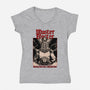 Master And Blaster-womens v-neck tee-Hafaell