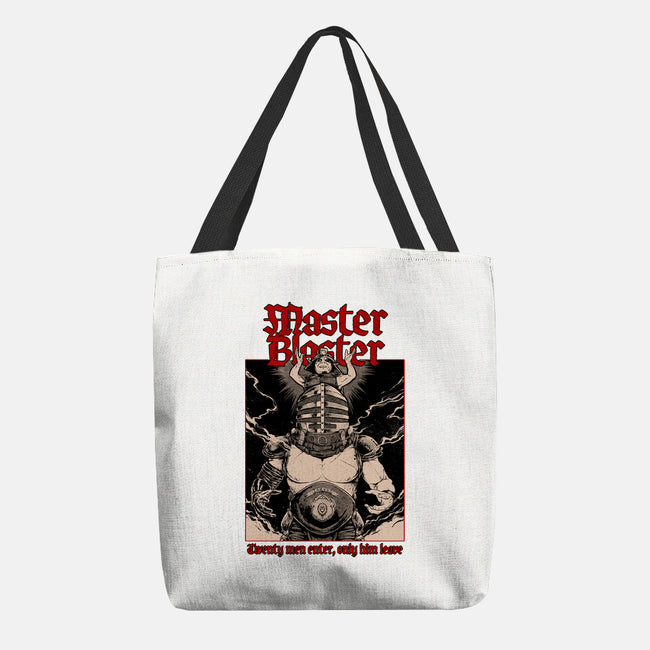 Master And Blaster-none basic tote bag-Hafaell