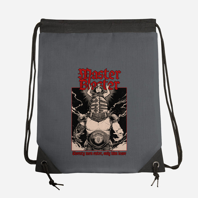 Master And Blaster-none drawstring bag-Hafaell