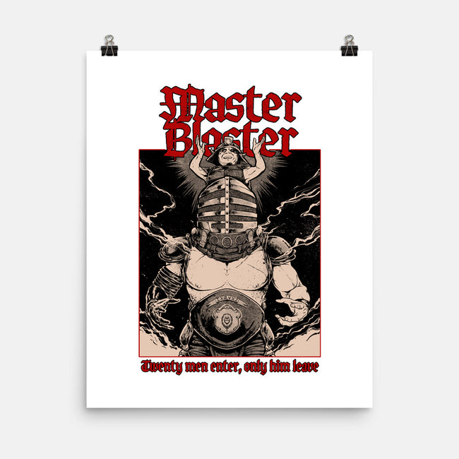 Master And Blaster-none matte poster-Hafaell