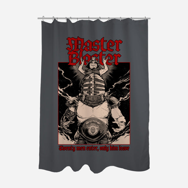 Master And Blaster-none polyester shower curtain-Hafaell