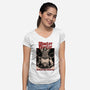 Master And Blaster-womens v-neck tee-Hafaell