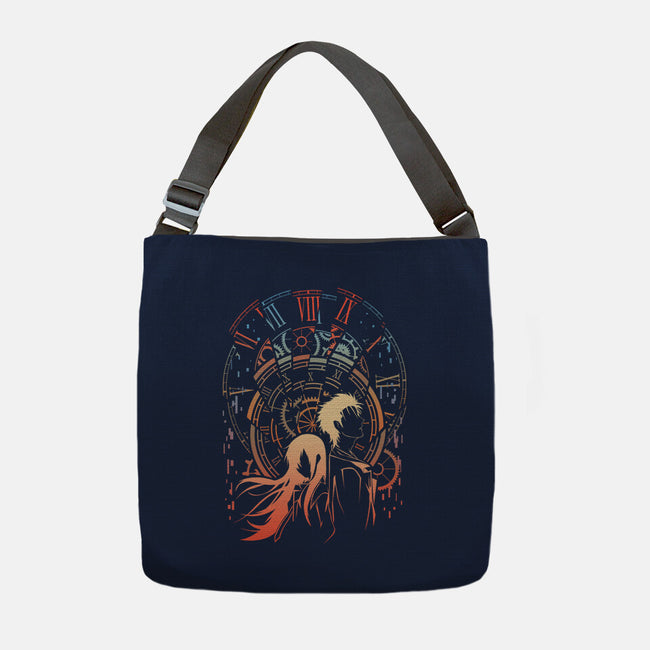 Time Broken-none adjustable tote bag-marsdkart