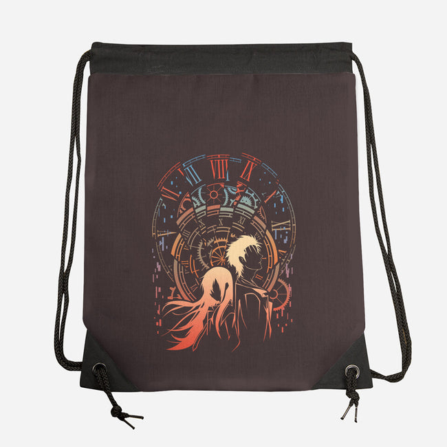 Time Broken-none drawstring bag-marsdkart